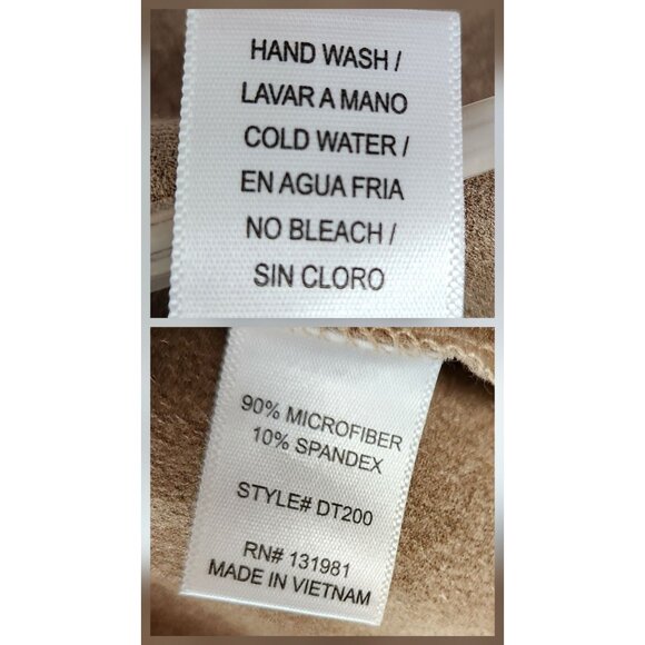 Naif Women's Faux Suede Western Style Open Front Fringe Vest, Large, Cowgirl - Picture 6 of 11